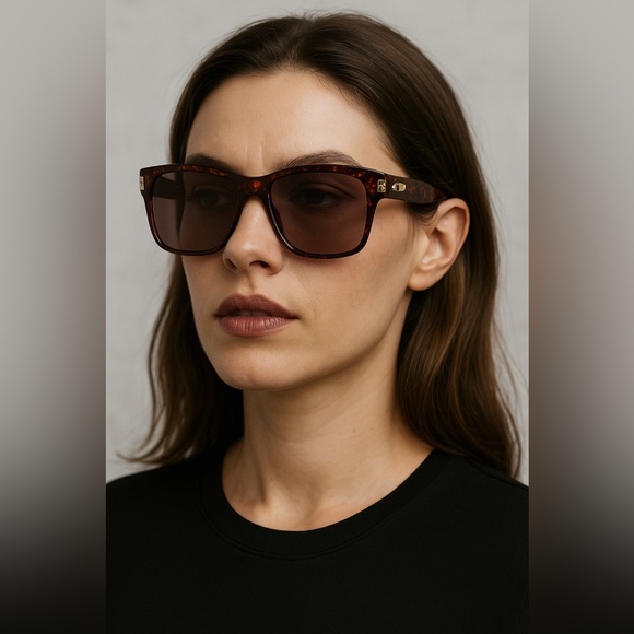 Dior Accessories - Vintage Christian Dior 2436 Sunglasses – Burgundy Frame Copper & Gold Detail